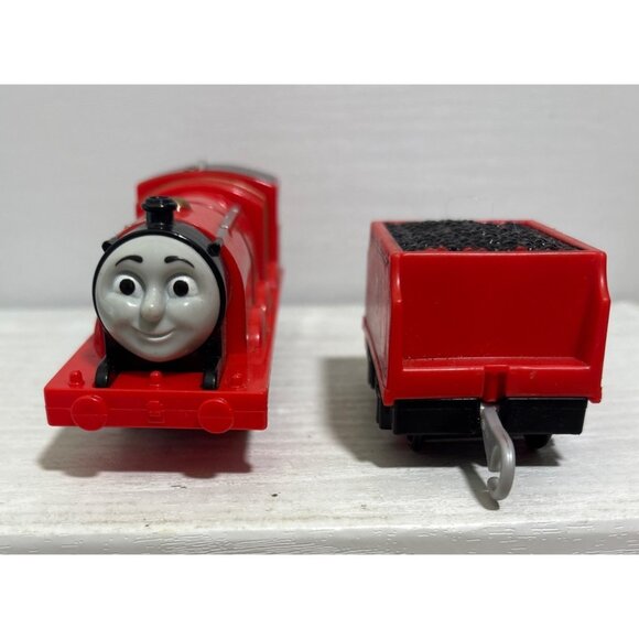 Thomas & Friends James The Red Train Engine & Coal Tender Set 2013 Gullane - Picture 4 of 13